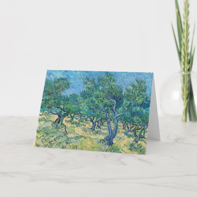 Vincent van Gogh - Olive Grove Kort (Framsida)