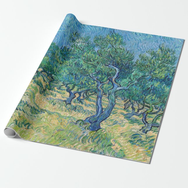 Vincent van Gogh - Olive Grove Presentpapper (Utrullad)