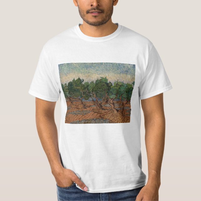 Vincent van Gogh - Olive Grove T Shirt (Framsida)