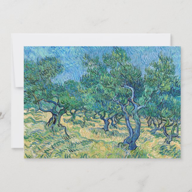 Vincent van Gogh - Olive Grove Tack Kort (Framsida)