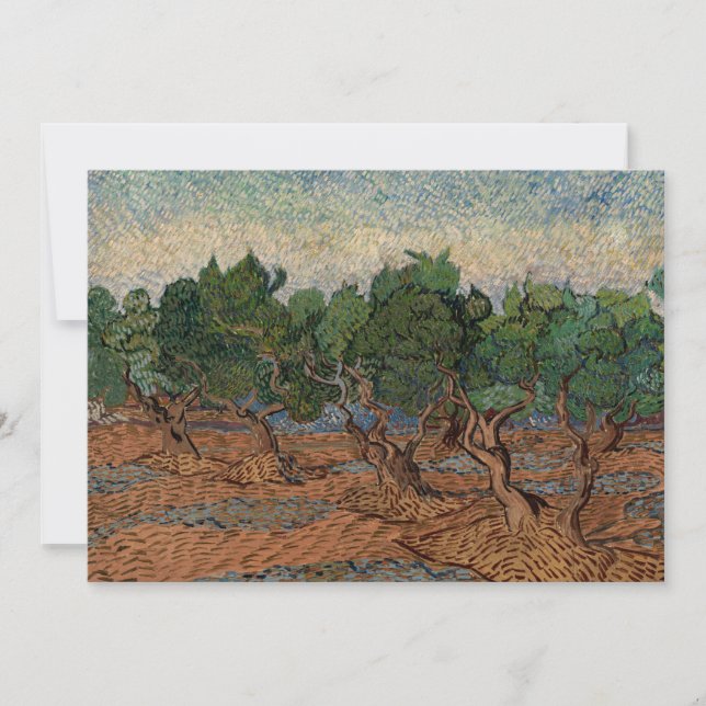 Vincent van Gogh - Olive Grove Tack Kort (Framsida)