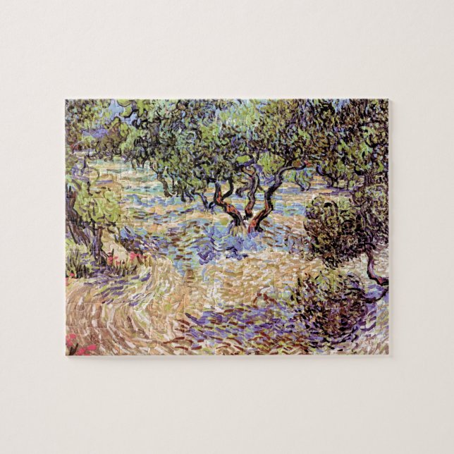 Vincent Van Gogh - Olive Orchard Fine Art Pussel (Horisontell)