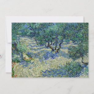 Vincent van Gogh - Olive Orchard Inbjudningar