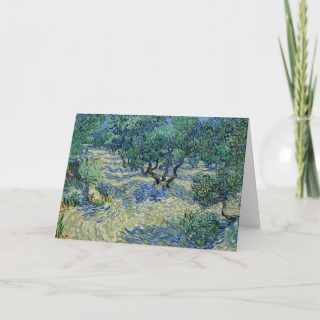 Vincent van Gogh - Olive Orchard Kort (Framsida)