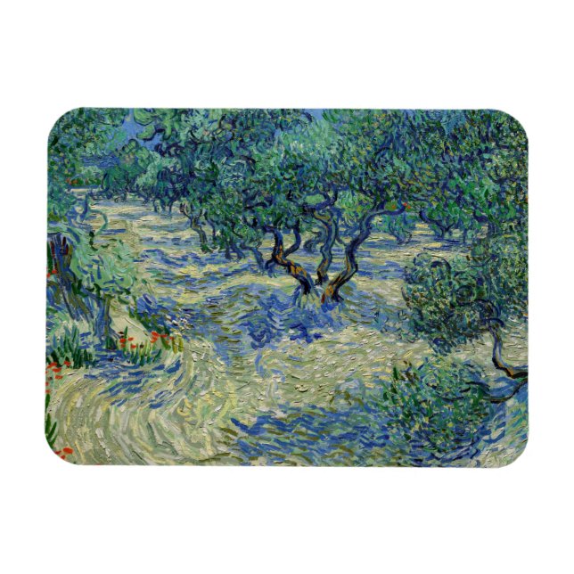 Vincent van Gogh - Olive Orchard Magnet (Horisontell)
