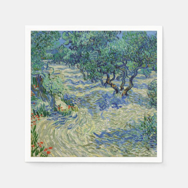 Vincent van Gogh - Olive Orchard Pappersservett (Framsidan)