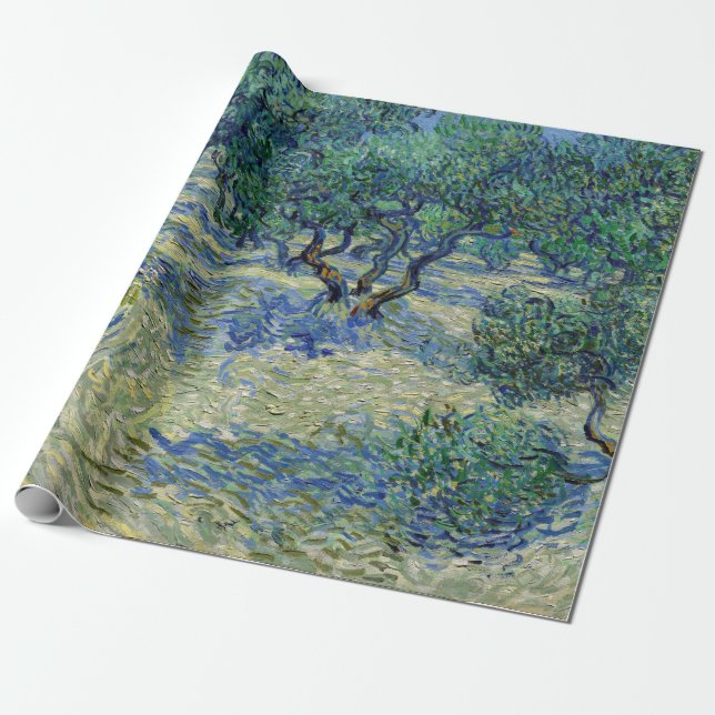 Vincent van Gogh - Olive Orchard Presentpapper (Utrullad)