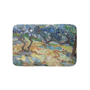 Vincent van Gogh - Olive Träd: Bright blå himmel Badrumsmatta