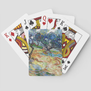 Vincent van Gogh - Olive Träd: Bright blå himmel Casinokort