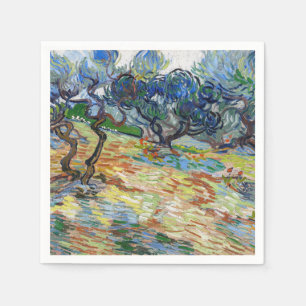 Vincent van Gogh - Olive Träd: Bright blå himmel Pappersservett