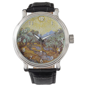 Vincent van Gogh - Olive Träd, Gult Himlar och Sol Armbandsur