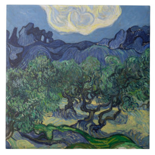 Vincent van Gogh - Olive Träd Kakelplatta