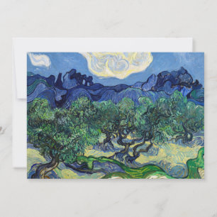 Vincent van Gogh - Olive Träd med Alpelare Inbjudningar