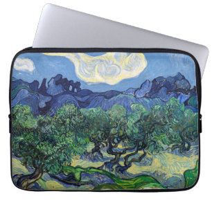 Vincent van Gogh - Olive Träd med Alpelare Laptop Fodral
