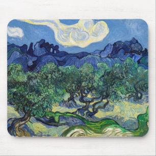 Vincent van Gogh - Olive Träd med Alpelare Musmatta