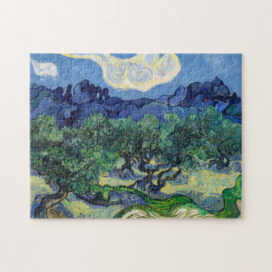 Vincent van Gogh - Olive Träd med Alpelare Pussel