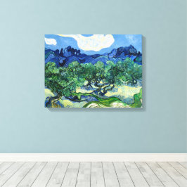 Vincent Van Gogh, Olive Träd med Alpelarna Canvastryck