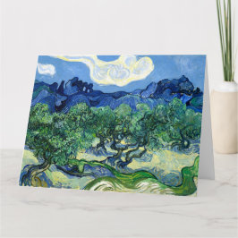 Vincent Van Gogh, Olive Träd med Alpelarna Kort