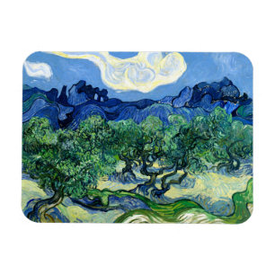 Vincent Van Gogh, Olive Träd med Alpelarna Magnet