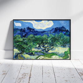 Vincent Van Gogh, Olive Träd med Alpelarna Poster