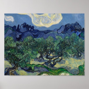 Vincent van Gogh - Olive Träd Poster