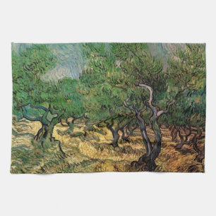 Vincent van Gogh - Oliviträlund Kökshandduk