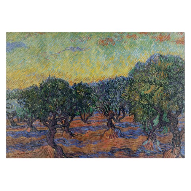 Vincent Van Gogh Olivlund Impressionism Konst (Framsidan)