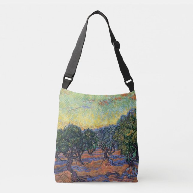 Vincent Van Gogh Olivlund Impressionism Konst Axelväska (Framsida)