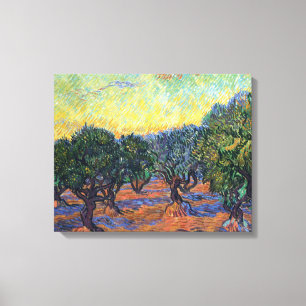 Vincent Van Gogh Olivlund Impressionism Konst Canvastryck