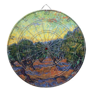 Vincent Van Gogh Olivlund Impressionism Konst Darttavla
