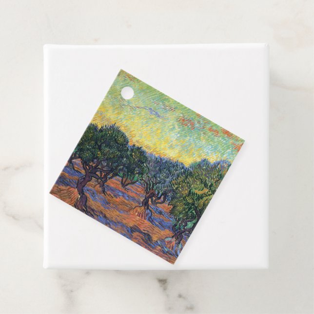 Vincent Van Gogh Olivlund Impressionism Konst Gåvor Etiketter (På plats)