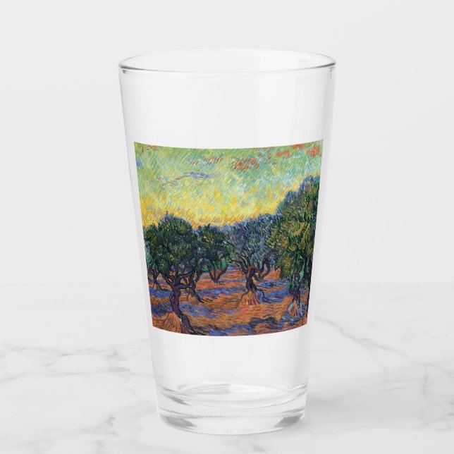 Vincent Van Gogh Olivlund Impressionism Konst Glaskopp (Framsida)