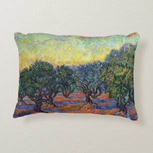 Vincent Van Gogh Olivlund Impressionism Konst Prydnadskudde