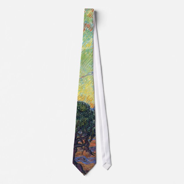 Vincent Van Gogh Olivlund Impressionism Konst Slips (Framsida)