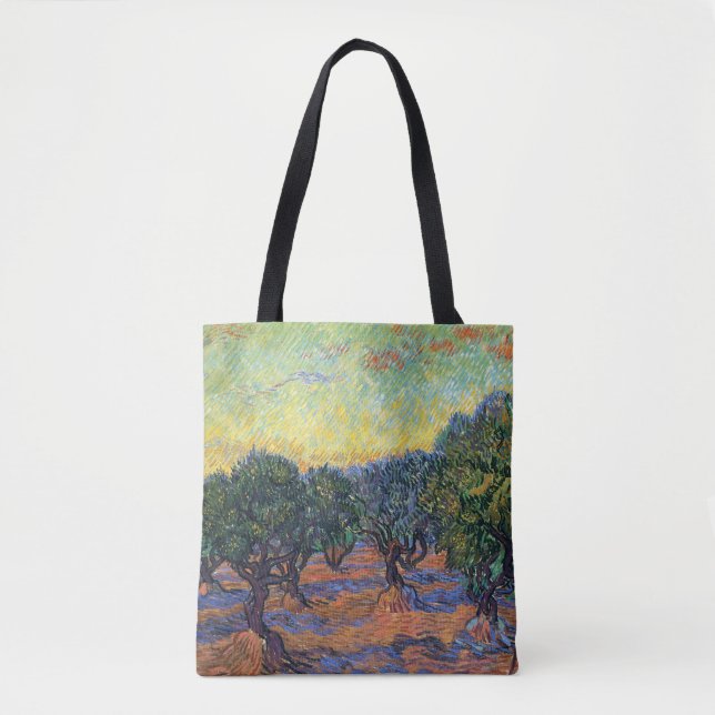 Vincent Van Gogh Olivlund Impressionism Konst Tygkasse (Framsida)