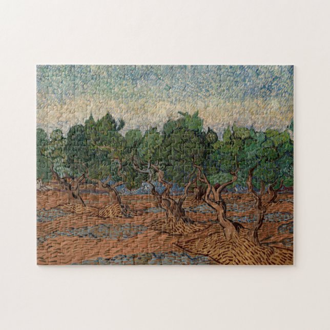Vincent van Gogh - Olivlund Pussel (Horisontell)