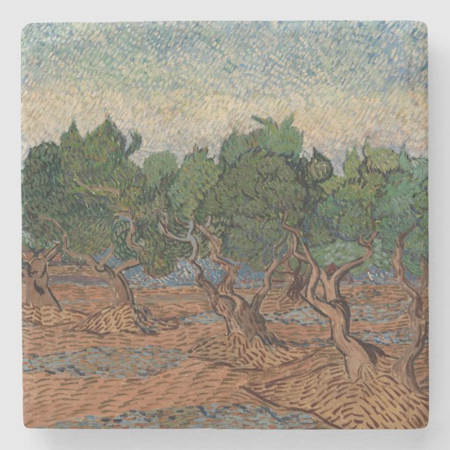 Vincent van Gogh - Olivlund Stenunderlägg (Framsidan)
