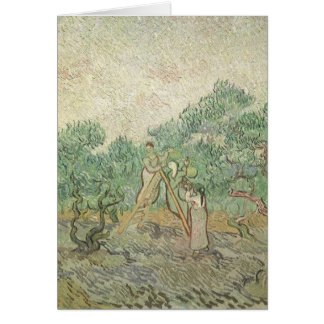 Vincent van Gogh - Olivskörd Hälsningskort