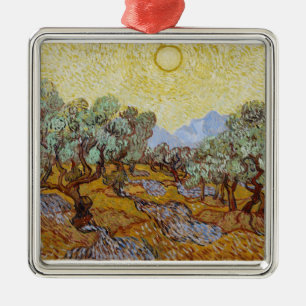 Vincent Van Gogh olivträd, 1889 Julgransprydnad Metall