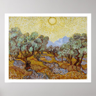 Vincent Van Gogh   olivträd, 1889 Poster