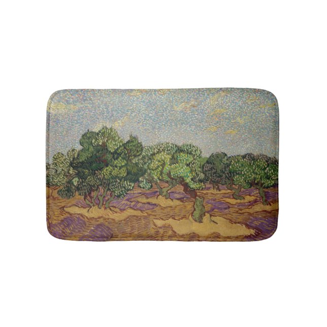 Vincent van Gogh - Olivträd Badrumsmatta (Framsidan)