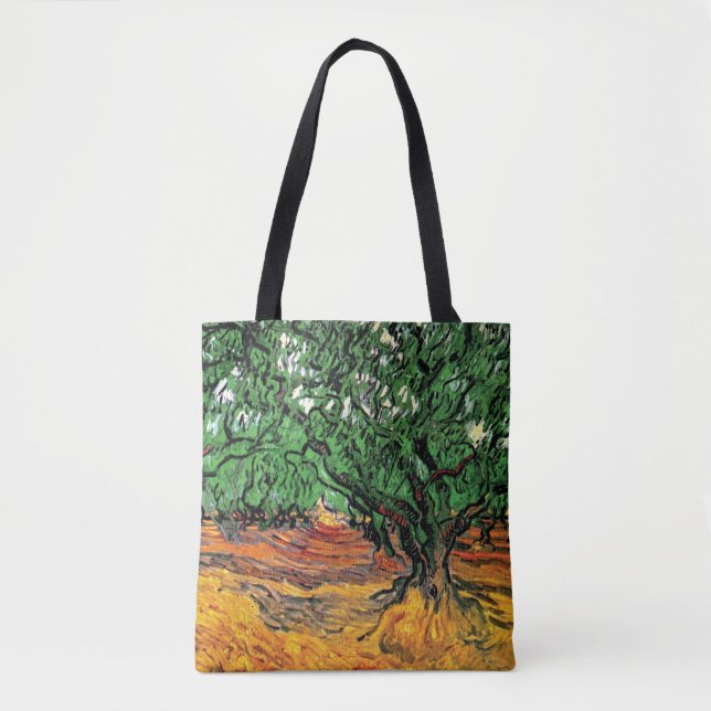 Vincent Van Gogh - Olivträd Fine Art Tygkasse (Framsida)