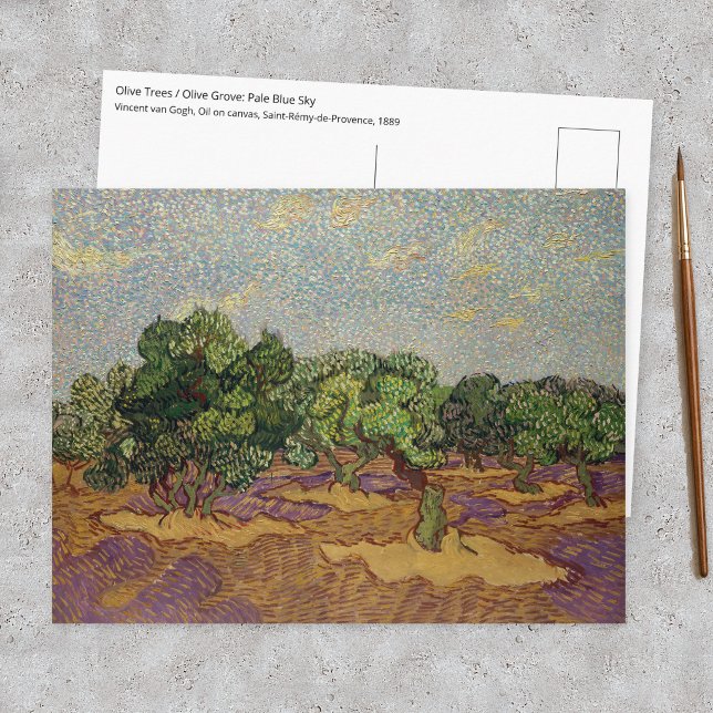 Vincent van Gogh - Olivträd Vykort (Skapare uppladdad)