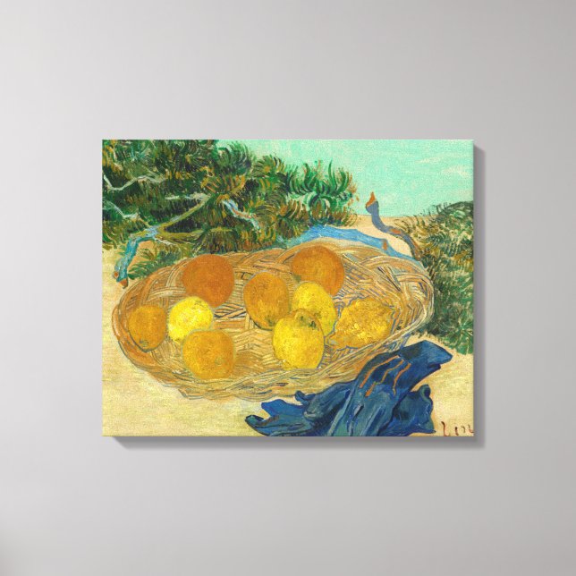 Vincent Van Gogh | Orangarnas och Lemons livslängd Canvastryck (Framsida)