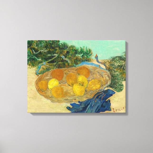 Vincent Van Gogh | Orangarnas och Lemons livslängd Canvastryck (Framsida)