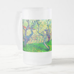 Vincent van Gogh Orchard i Blommar Frostat Ölglas