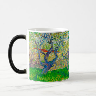 Vincent van Gogh Orchard i Blommar Magisk Mugg