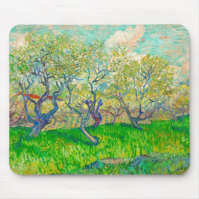 Vincent van Gogh Orchard i Blommar Musmatta (Framsidan)