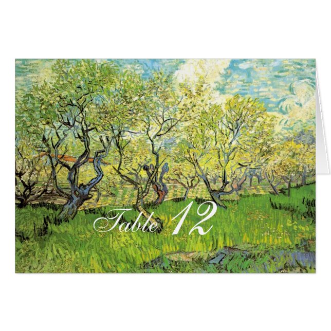 Vincent van Gogh,Orchard i Blommar OBS Kort (Framsidan Horizontal)