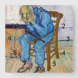 Vincent van Gogh - på Eternitets Grind Fyrkantig Klocka